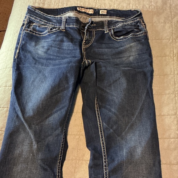 BKE Dark Blue Boot Cut Jeans 29L - Picture 5 of 6
